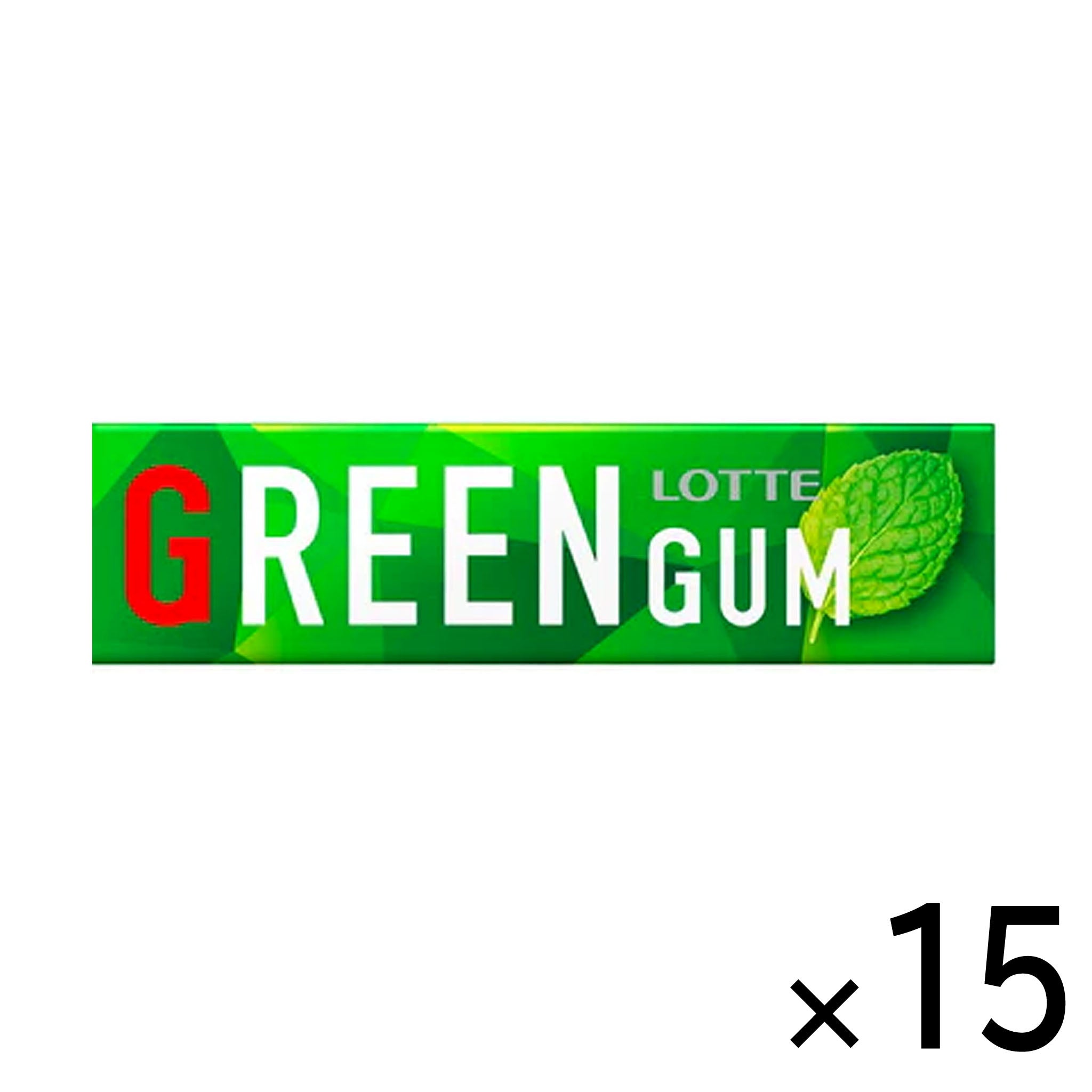 LOTTE Green Gum (15-pack)